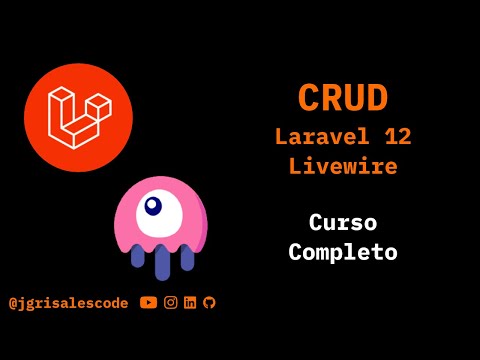 Laravel 12 CRUD con Livewire | Curso Completo