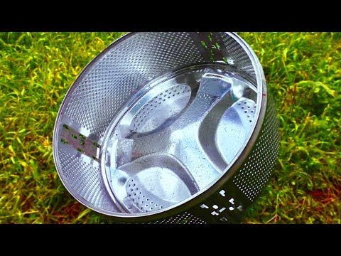 CREATIVE IDEA FROM AN OLD WASHING MACHINE DRUM !!!