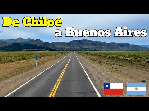 SUDAMÉRICA EN BUS 🇨🇱🇦🇷 - De CHILOÉ a BUENOS AIRES 🛣️🚍🏔️ 