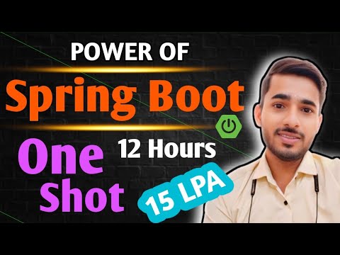 Spring Boot Series For Beginners | Single Video | 12 Hours | aadiandjava @AadiandJava1705