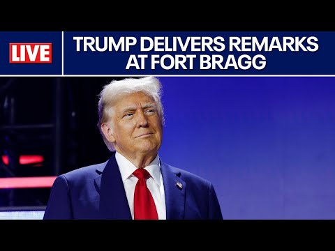 Trump addresses military families at Fort Bragg