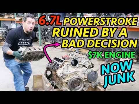 The FASTEST Way To Kill A Powerstroke! Engine Autopsy Shows Why You Should NEVER Make This Mistake!