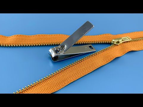 The tailor shared a secret! How to fix a broken zipper in minutes