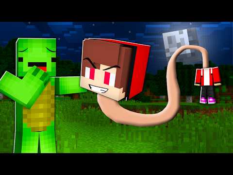JJ and Mikey: JJ Became Rokurokubi in Minecraft?! Maizen