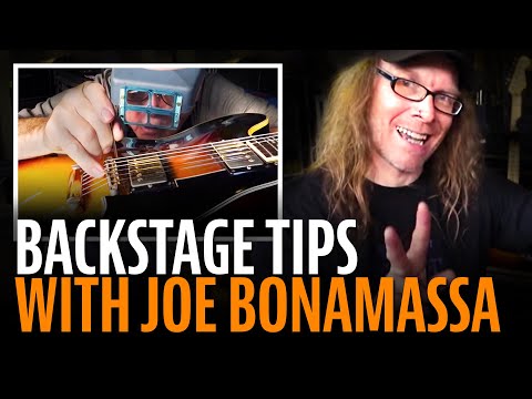 Joe Bonamassa sound check: backstage tips