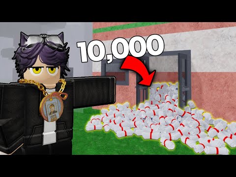 Survived the forest🌳 and collected 10,000 bandages... (Roblox)