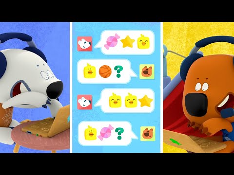 Мультик 🐻  МиМиМишки - 🎲 Мишки игроманы ♟️ Сборник серий про весёлые домашние игры