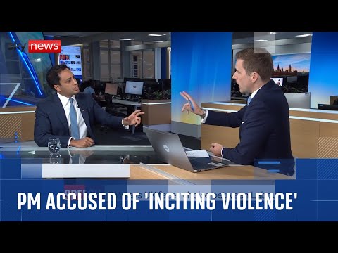 Reform accuses PM of inciting violence against Farage in angry exchange