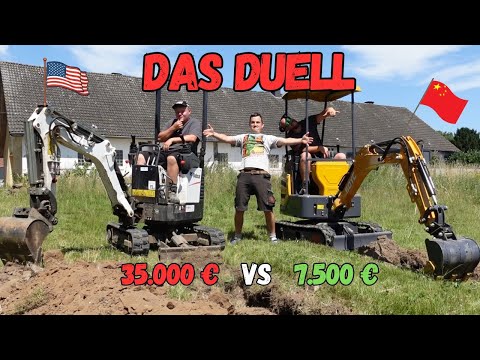 What's the use of a €7,500 excavator from China? | The duel!