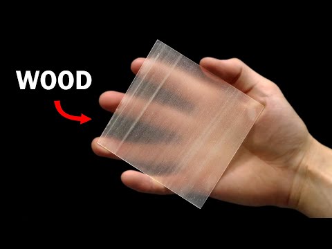 Making transparent wood