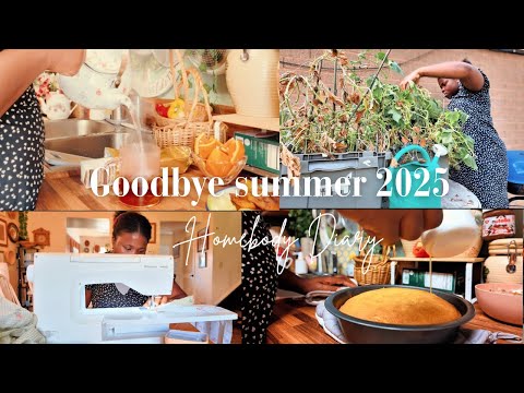 The Last Days of Summer ☀️ | Cooking, Cleaning & One Last Harvest/A /A Simple Life Vlog