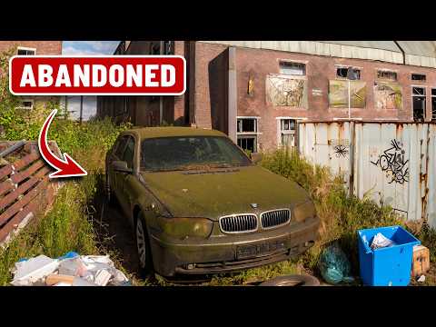 Gepantserde BMW jarenlang opgesloten achter Amsterdamse loods!!