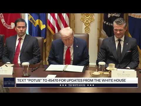 President Trump Hosts a Cabinet Meeting, Oct. 9, 2025