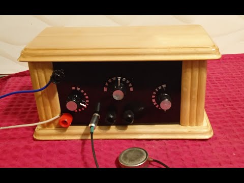 "Вечный" детекторный приемник, реплика 20-х. Мечта коллекционера  (Crystal  radio)