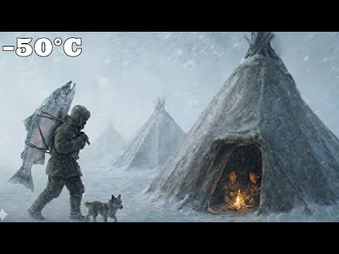 24 Hours Alive With Yakut Nomads in Frozen Winter | How They Survive –50°C