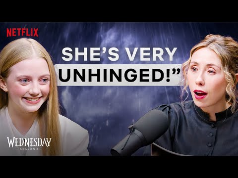 Evie Templeton Had An Instant Connection To Agnes | Wednesday Season 2 Official Woecast