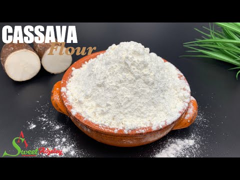 HOW TO MAKE CASSAVA FLOUR AT HOME WITH JUST ONE INGREDIENT  2 EASY WAYS | YUCA FLOUR