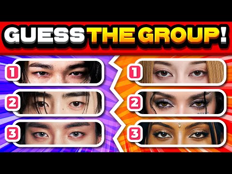 😜 Guess the K-pop Group from 3 Members’ Eyes! 👀 Pt.2 👀 ANSWER - KPOP QUIZ ❤️