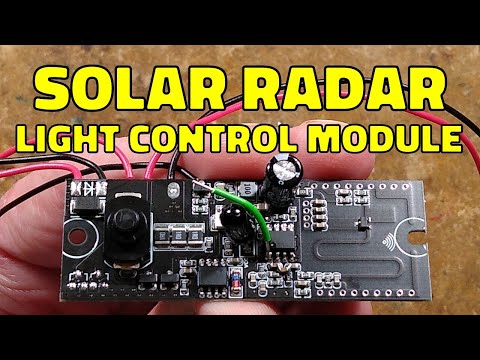 Solar "radar" light control module - with schematic (and fix!)