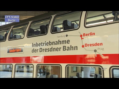 Commissioning of the Dresden railway