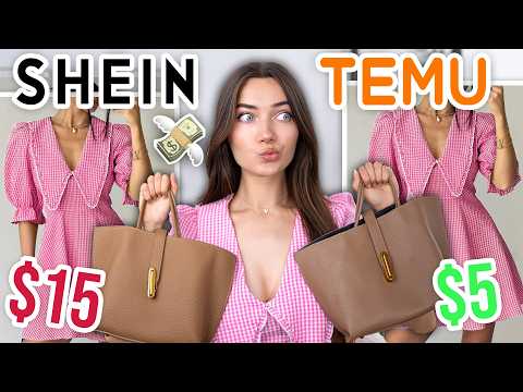 Are TEMU & SHEIN Selling The SAME Products!? LET'S FIND OUT!