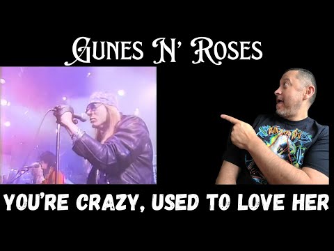 First Time Reaction Video - Guns N' Roses - You're Crazy, Used To Love Her | Fox Late Show, 1988