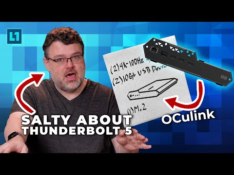 Thunderbolt 5 and the Minisforum's Deg 2 eGPU OCulink Dock