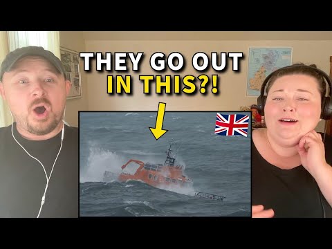 Americans React: How the RNLI Saves Lives in the Treacherous North Sea