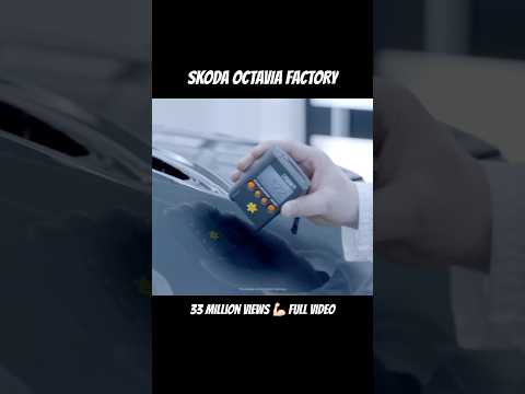 Skoda OCTAVIA PAINT SHOP Car Factory #shorts
