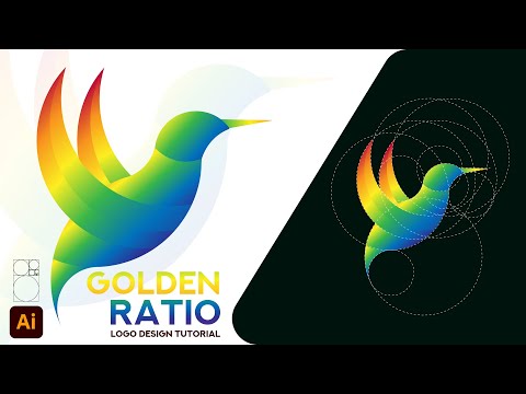 Bird Design With Golden Ratio | Adobe Illustrator cc 2021 | Tutorial