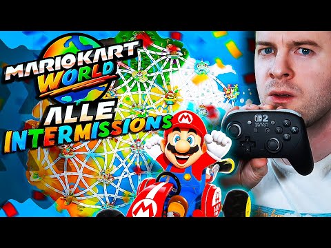 MARIO KART WORLD 🏁 Alle 202 Intermissions (Verbindungsstrecken) | Full Game