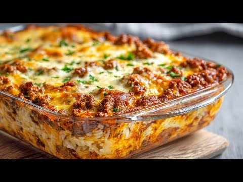 Omas Reis und Fleischauflauf! Das perfekte Rezept für einen Mozzarella Auflauf!