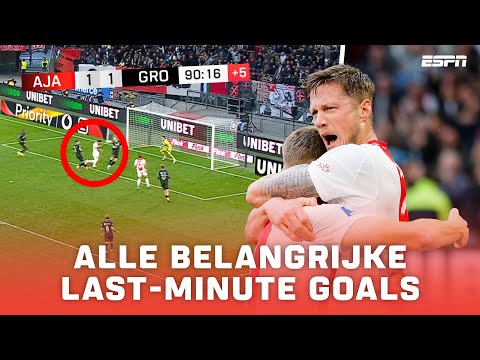 Alle BELANGRIJKE LAST-MINUTE-GOALS in de Eredivisie 2024 ⏱️🥵