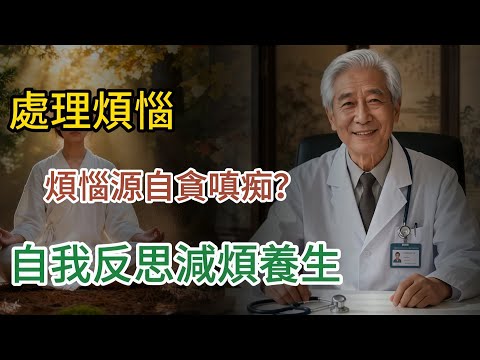 名家老人講煩惱與養生!煩惱源自貪嗔痴?何謂「煩惱即菩提」?自我反思減煩養生 | 智慧養生屋