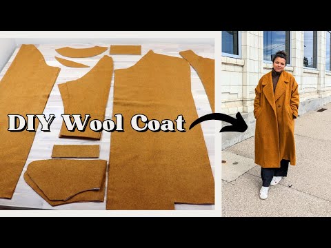 Sewing an Entire Wool Coat + Tips for Best Results!