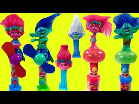 Trolls Movie Candy Fans Light and Talking Surprise