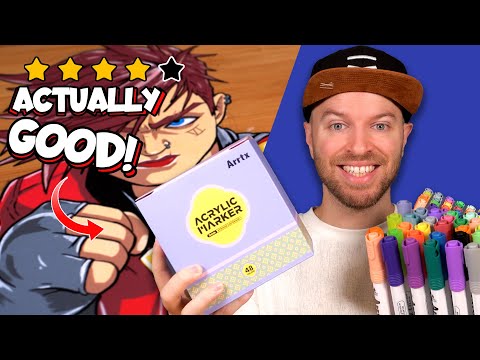 I Tested VIRAL Acrylic Markers by Arrtx - Are they worth the Hype?