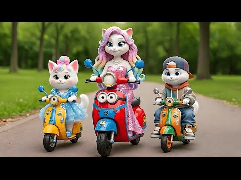 Mama Cat Surprises Kitten with Dream Toy Motorcycle After Her High Scores 🐾🐱🏍️. | AI Cat Story