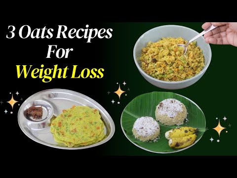 3 Healthy INSTANT Oats Recipes For Weight Loss - Oats Recipes For Breakfast/Dinner - Skinny Recipes