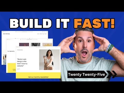 Creating a WordPress Agency Website with Twenty Twenty-Five 🚀