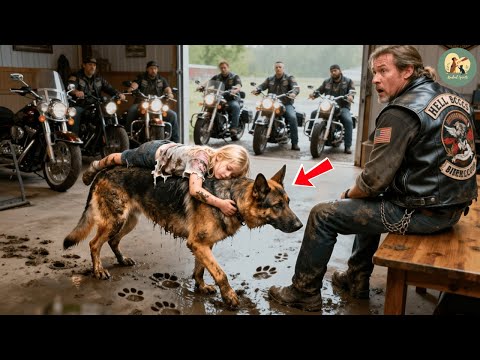 Dog Carried Little Girl to Biker Clubhouse — “They Beat My Mama!” What Happened Next Shattered Heart