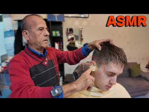 Old School ASMR | Barber Mehmet - The Most Relaxing Full Service