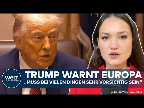 USA: Donnerschlag! Trump warnt EU! US-Präsident sieht Verlässlichkeit von Europa wackeln