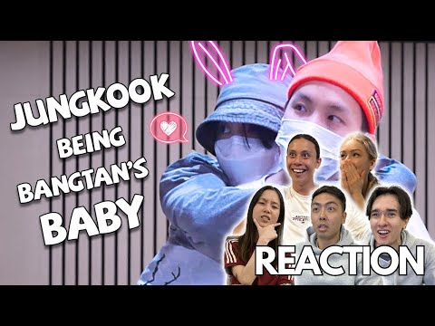 Jungkook being Bangtan's Baby (Cute moments) REACTION!!