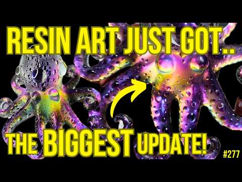 277. INCREDIBLE Glass Like Resin Art INSPIRED by Jeremy Sinkus!