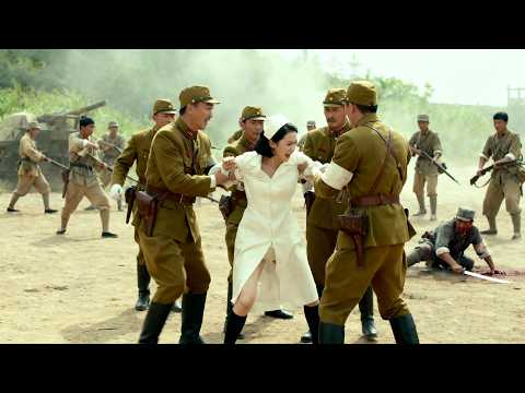 Japanese troops bully a female medic; Chinese reinforcements descend and wipe them out.