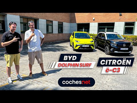 BYD Dolphin Surf vs Citroën ë-C3 | Test Drive / Review in Spanish | coches.net
