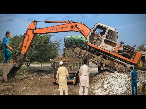 Incredible Process Of Excavator Hydraulic Jack Repair | FH200 Both Side Seal Kit Replacemen