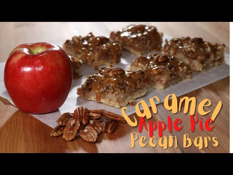 Caramel Apple Pie Pecan Bars