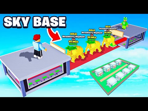 Wir BAUEN eine SKYBASE in STEAL A BRAINROT! (mit StandartSkill)